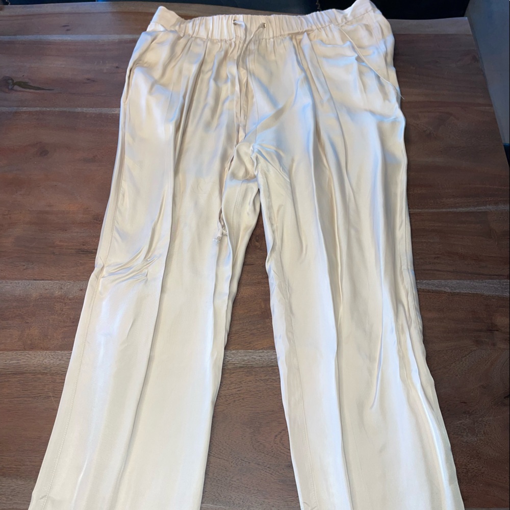 Womens silk joggers, can be worn as dress pants